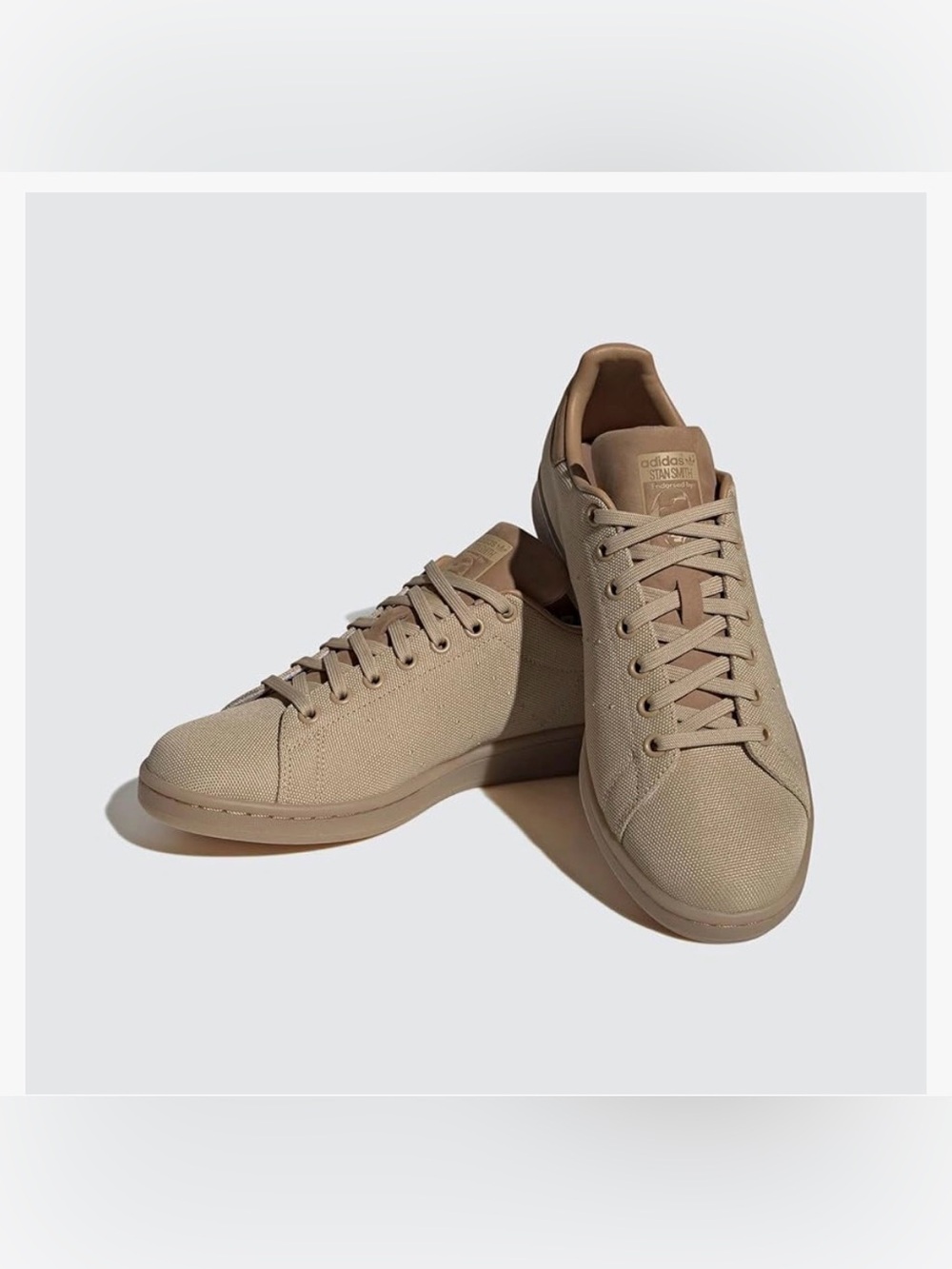 Adidas Stan Smith Cordura trainers Pantone/Gum beige men’s Sz 8.5 skate